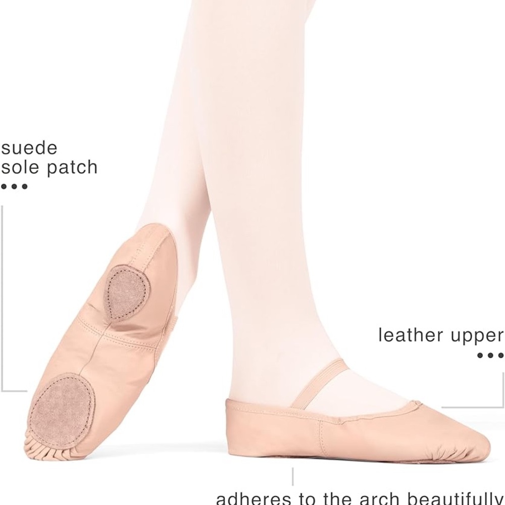 Theatricals NEW pink ballet 🩰 shoes sz 8 split sole leather